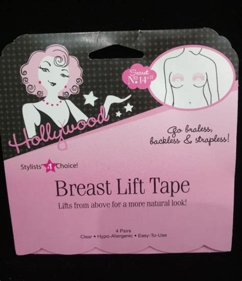 Hollywood Fashion Secrets Breast Lift Tape Clear Pairs Go Braless Backless Ebay