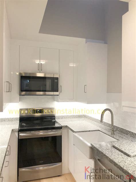 › ikea kitchen countertop installation cost. High Gloss White IKEA Kitchen in 2020 | Ikea kitchen ...