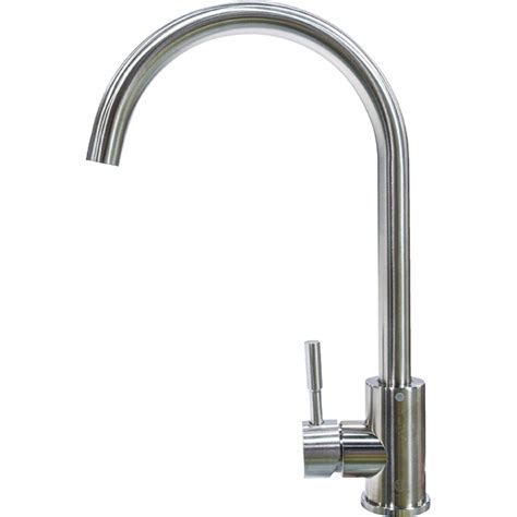 Most rvs today come with a pretty decent kitchen faucet. Lippert Flow Max RV Kitchen Faucet - Curved Gooseneck ...