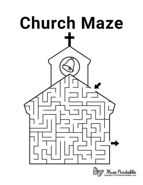 Free Printable Church Maze Download It At