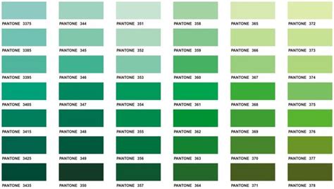 Pin By June Moore On Colour Pantone Color Chart Pantone Green Pms