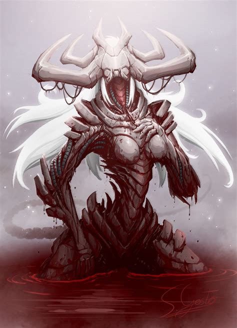 ArtStation Lilith Sebastian Gosko Fantasy Character Design Concept Art Characters Monster