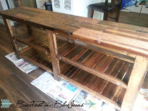 Ana White Diy Rustic Console Table Diy Projects