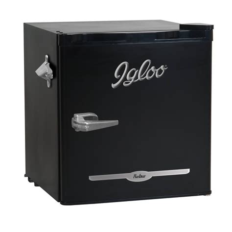 Igloo 1 6 Cu Ft Retro Compact Refrigerator With Side Bottle Opener