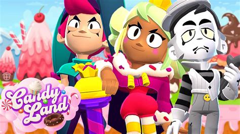 🧁🍬mandy And Chester And Gray🧁🍬 Candyland Compilation Brawl Stars Youtube