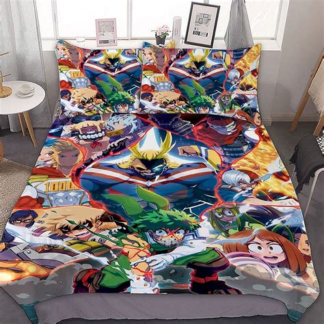Al Might Hero Rising My Hero Academia Bedding Custom Anime Bed Set Robinplacefabrics