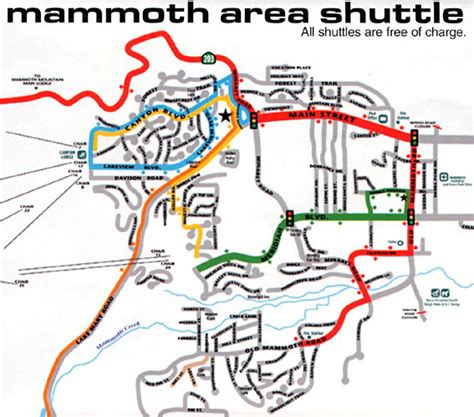 Maps Of Mammoth Mountain Ski Resort In Usa Sno