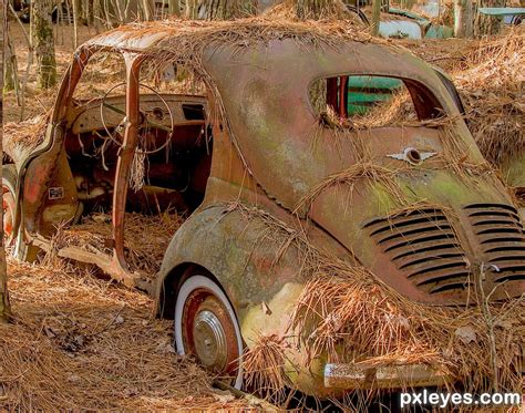 Renault 4cv Abandoned Cars Vehicles Rusty Cars