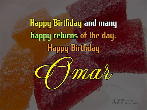 Happy Birthday Omar