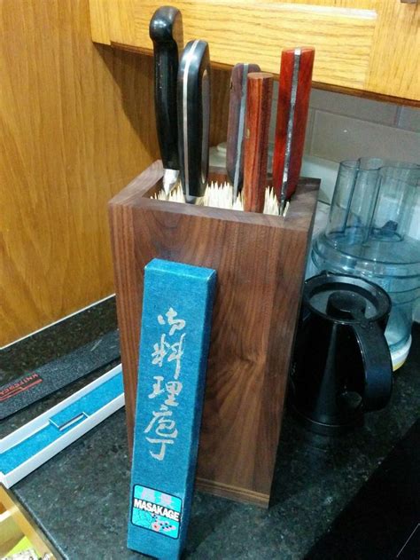 Make Your Own Universal Knife Block With Bamboo Skewers Your Projects Obn