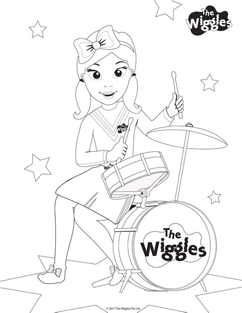 Free Printable Wiggles Coloring Pages Haroldilhoward