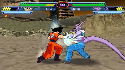 Supersonic warriors 2 released in 2006 on the nintendo ds. Dragon Ball Z Shin Budokai 2 - Goku Ssj God vs Bills - YouTube