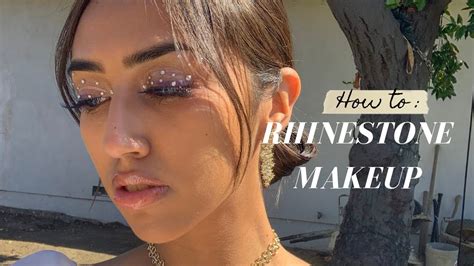 Rhinestone Makeup Pink N Pearls Youtube