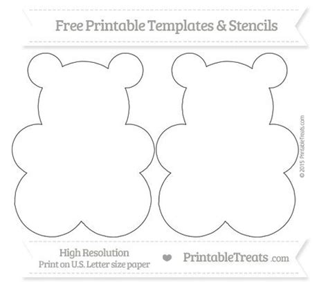 Free Printable Gummy Bear Template Printable Templates