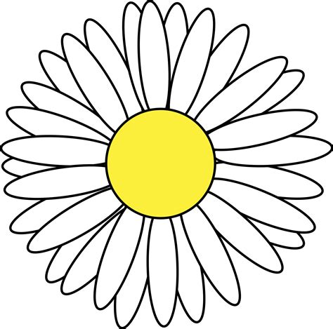 Download Svg Silhouette Daisy Daisy Flower Drawing Png Clipart