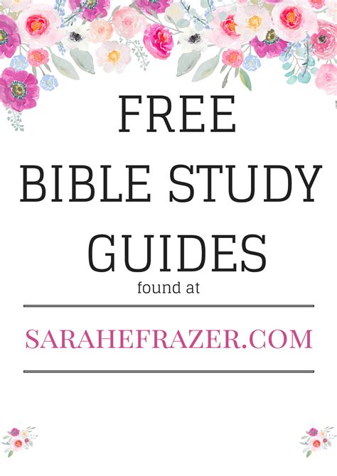 Free Printable Bible Study Guide Pdf