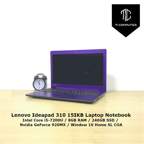 Lenovo Ideapad 310 15ikb Intel Core I5 7200u 25ghz 8gb Ram 240gb Ssd