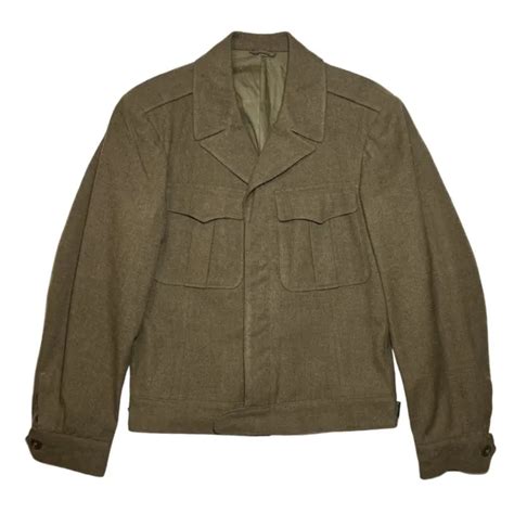 Vintage 1944 Ww2 Wool Field Jacket Ike Eisenhower Uniform Military Coat