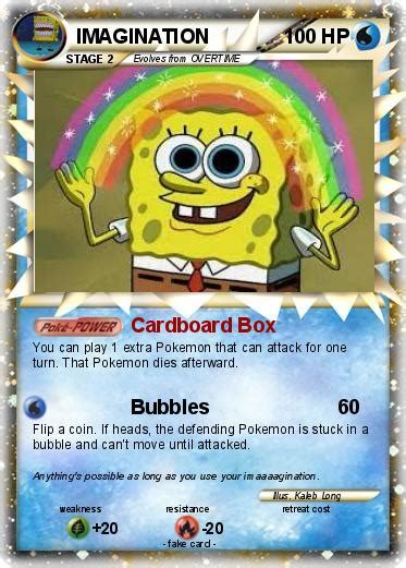 Pokémon Imagination 19 19 Cardboard Box My Pokemon Card