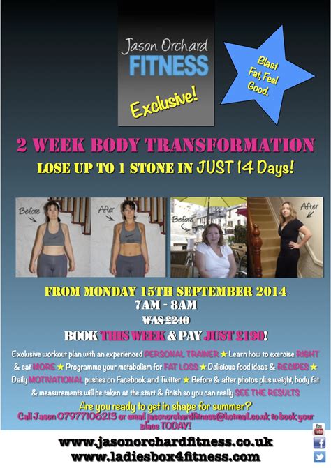 Some vitamins and minerals deliver the best support ever. 2 Week Body Transformation - Jason Orchard Fitness