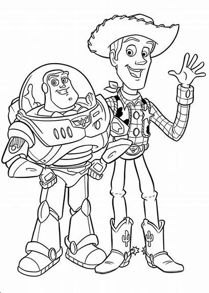 Toy Coloring Story Pages Printable