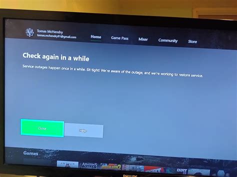 Is There A Service Outage That Xbox Don T Know About R Xboxinsiders