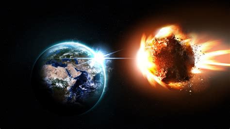 Meteor Hitting Earth Photo Hd Wallpaper Wallpaper Flare