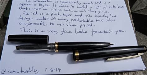 Pilot Elite Fountain Pen Review Pens Paper Pencils