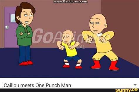 Caillou Meets One Punch Man
