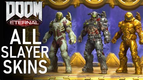 Doom Eternal All Slayer Skins 111320 Youtube