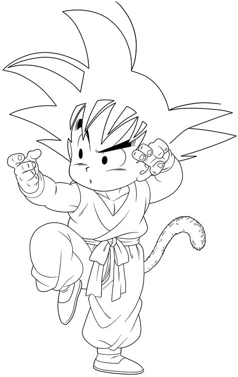 Dragon Ball Drawing Baby Goku Bmp Ville