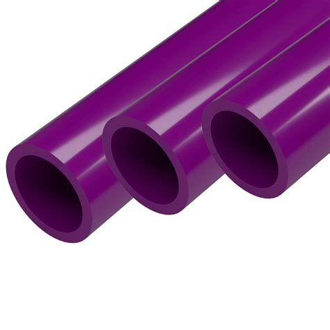 1 In Sch 40 Furniture Grade Pvc Pipe Purple Formufit
