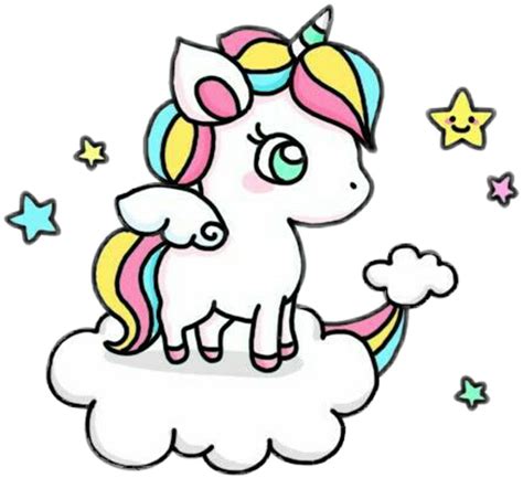 Download Cute Unicorn Clipart Tumblr Design Templates Did You Kawaii