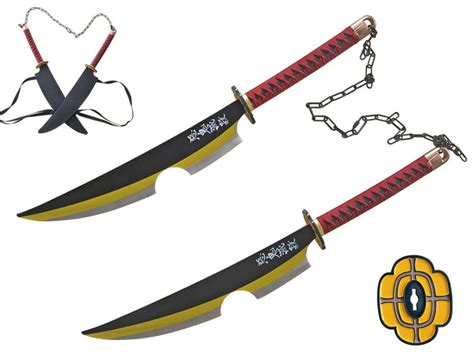 Demon Slayer Tengen Uzui Sound Breathing Sword Knife Set V2 Si22902 St2