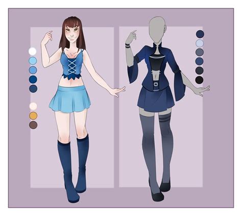 July Commission 07 Outfit Wardrobe By Violetky On Deviantart