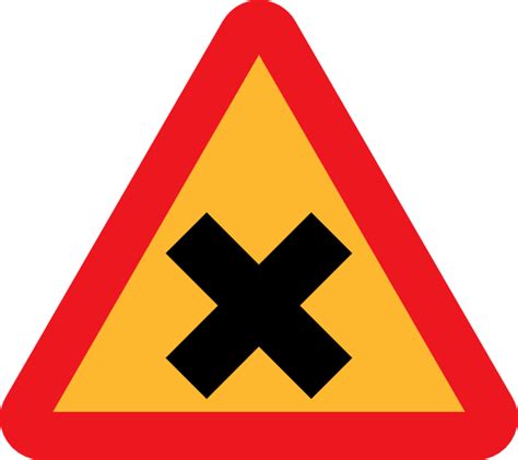 Cross Road Sign Clip Art At Vector Clip Art Online Royalty