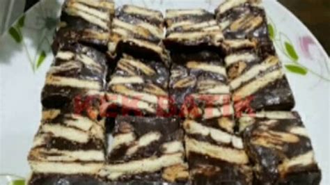 Kek batik/marie fudge cake 沙捞越巴迪蛋糕. CARA MEMBUAT KEK BATIK - YouTube