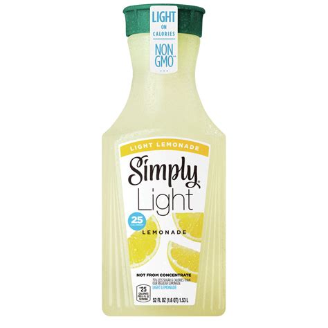 Simply Orange Juice Simply Lemonade, 52 oz - Walmart.com - Walmart.com