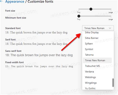 How To Adjust Default Font Settings In Microsoft Edge Font Setting Vrogue