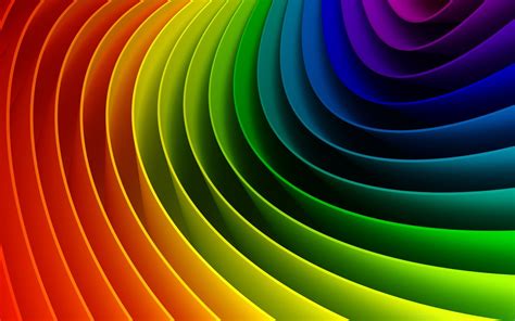 Abstract Rainbow Of Many Rings Phone Background Image