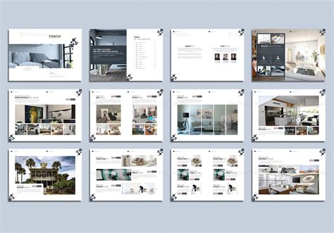 Printable Interior Design Magazine Template In Psd Word Publisher