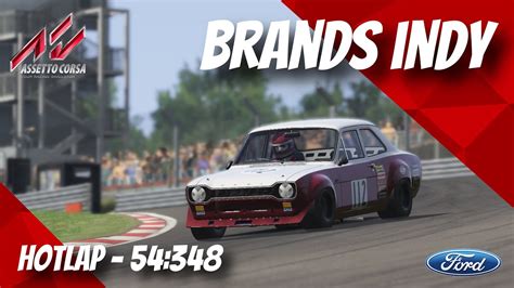 Assetto Corsa Brands Hatch Indy Hotlap Ford Escort RS1600 YouTube
