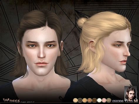 Sims 4 Hairs The Sims Resource Os0306 Mf Hair By Wings Sims