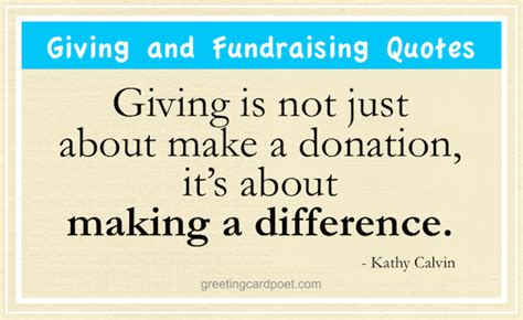 Giving And Fundraising Quotes Charity And Donation Sayings
