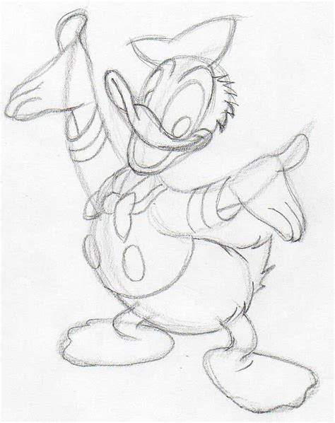 Sketch Donald Duck Drawing
