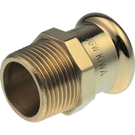 Pegler Yorkshire Xpress Press Fit Straight Male Connector 15mm X 12