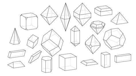 How To Draw All Crystal Shapes