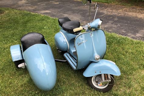 No Reserve 1964 Vespa Vbb 150 Wsidecar For Sale On Bat Auctions