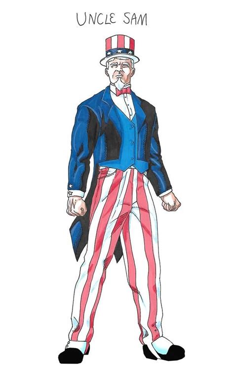 Uncle Sam Of The Freedom Fighters By The Art Of CREL Comic Books Art Dc Comics Freedom Fighters