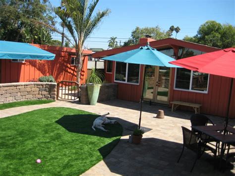 For the most natural look, roll it out so apply artificial turf adhesive to the jointing tape, and lay the two turf pieces together, making sure that the seam matches up together, without overlapping. How To Make A Small Backyard Look Bigger: Tips + Ideas ...